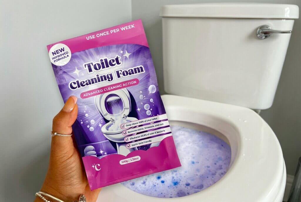 FizzClean — Verpackung des aufschäumenden Toilettenreinigers
